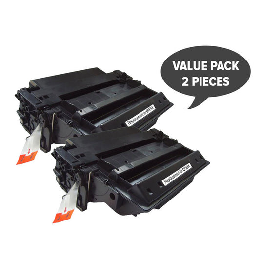 HP Compatible 2 x Q7551X HP #51X Black Premium Generic Laser Toner