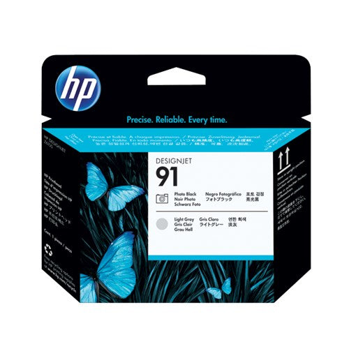 HP 91 PHOTO BLACK AND LIGHT GREY PRINTHEAD