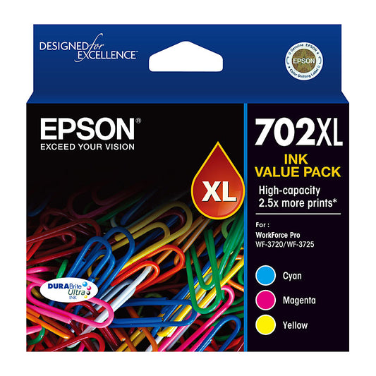 EPSON 702XL CMY Ink Pack