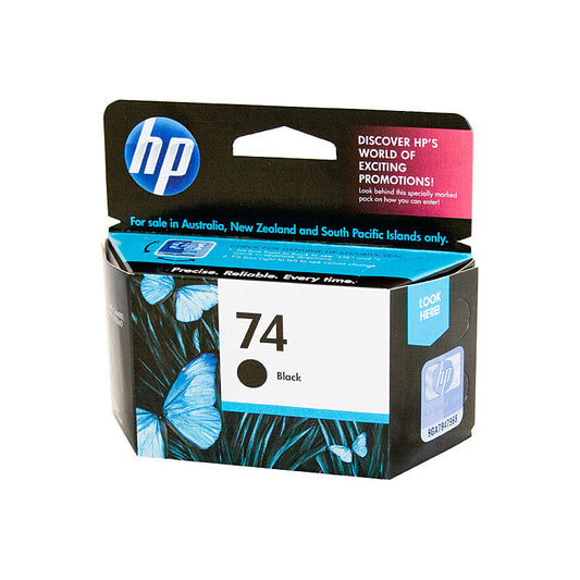 HP #74 Black Ink Cartridge CB335WA