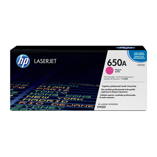 HP #650A Magenta Toner CE273A