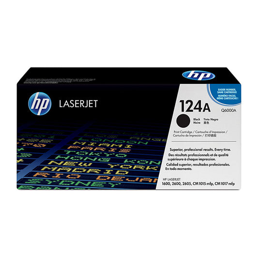 HP #124A Black Toner Q6000A