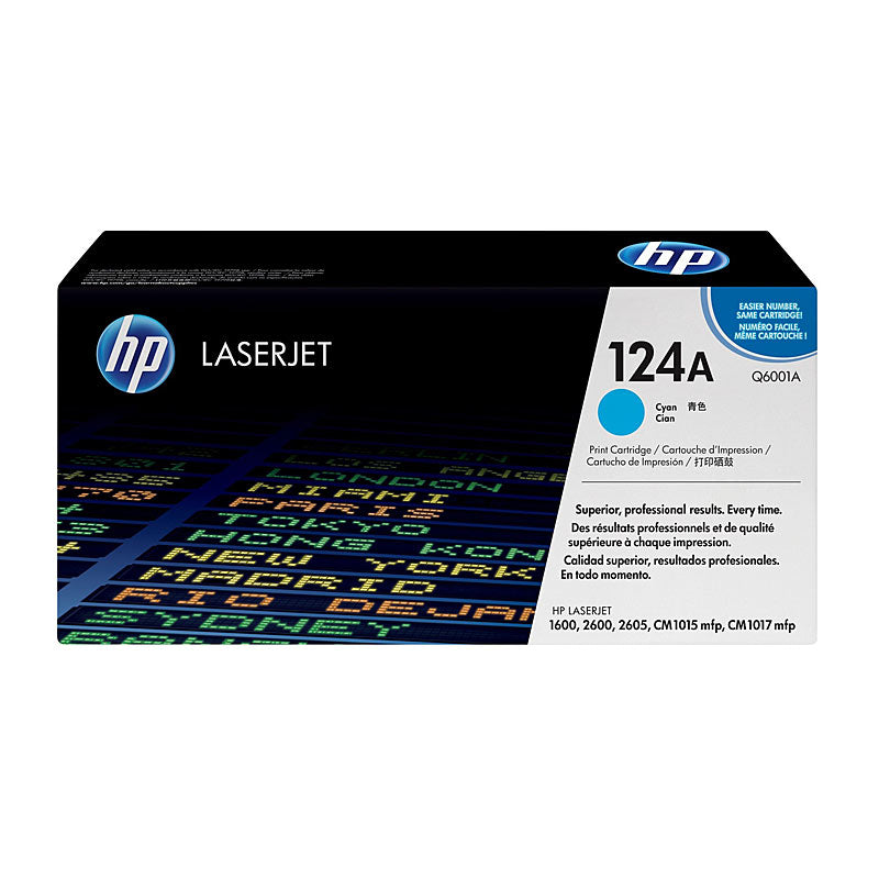 HP #124A Cyan Toner Q6001A