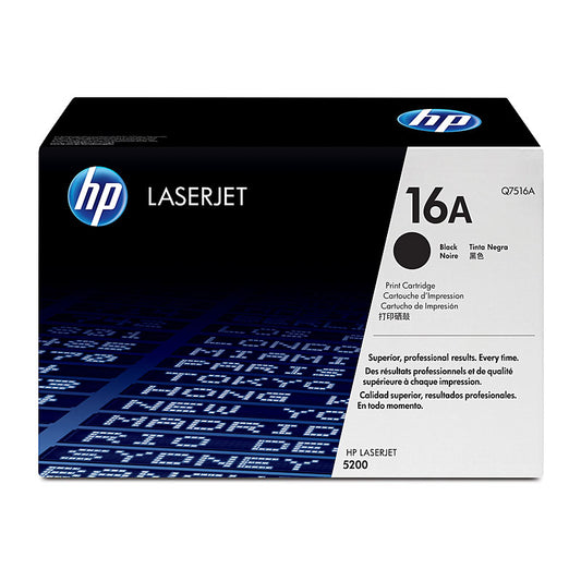 HP #16A Black Toner Q7516A