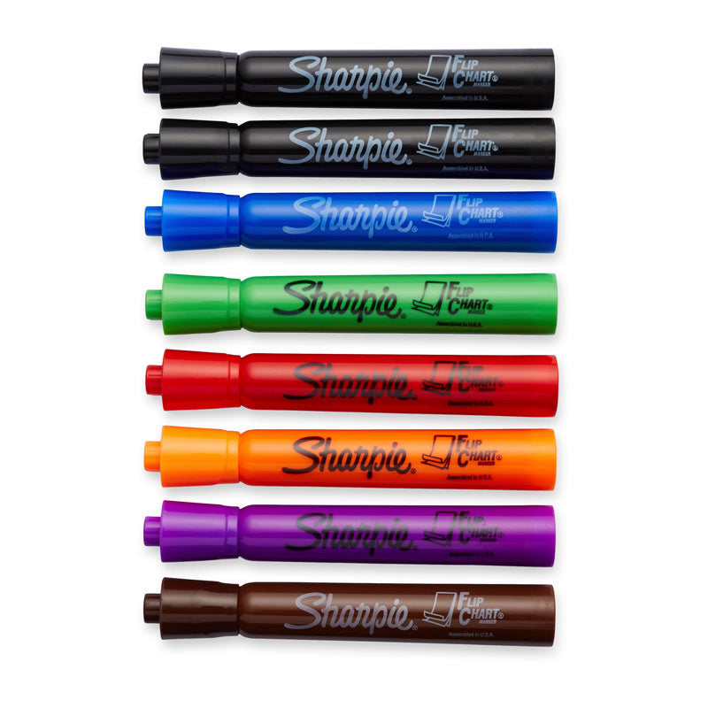 SHARPIE Flip Chart Markers Assorted Box of 8