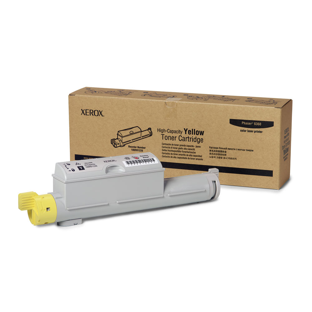 FUJI XEROX Phaser 106R01220 Yellow Toner