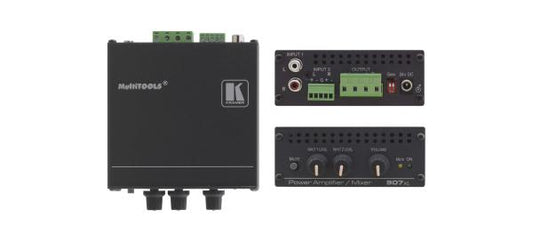 Kramer Stereo Power Amplifier/Mixer (40 Watts per Channel) (Power Amplifiers)