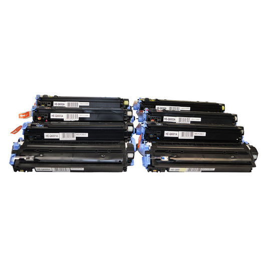 HP Compatible Q6000 Cart307 #124A Series Generic Toner Set X 2