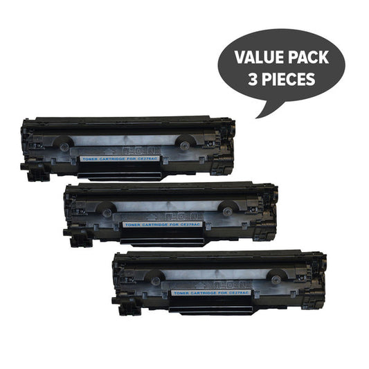 HP Compatible CE278 HP #78A Cart326 Black Generic Toner (Set of 3)