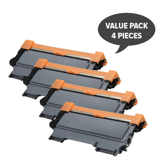TN-2250 Black Premium Generic Cartridge (Set of 4)