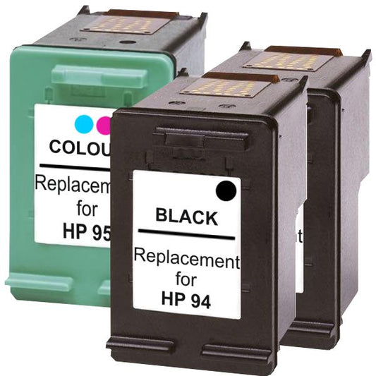 HP Compatible #94 Remanufactured Inkjet Cartridge Set #2 3 Cartridges