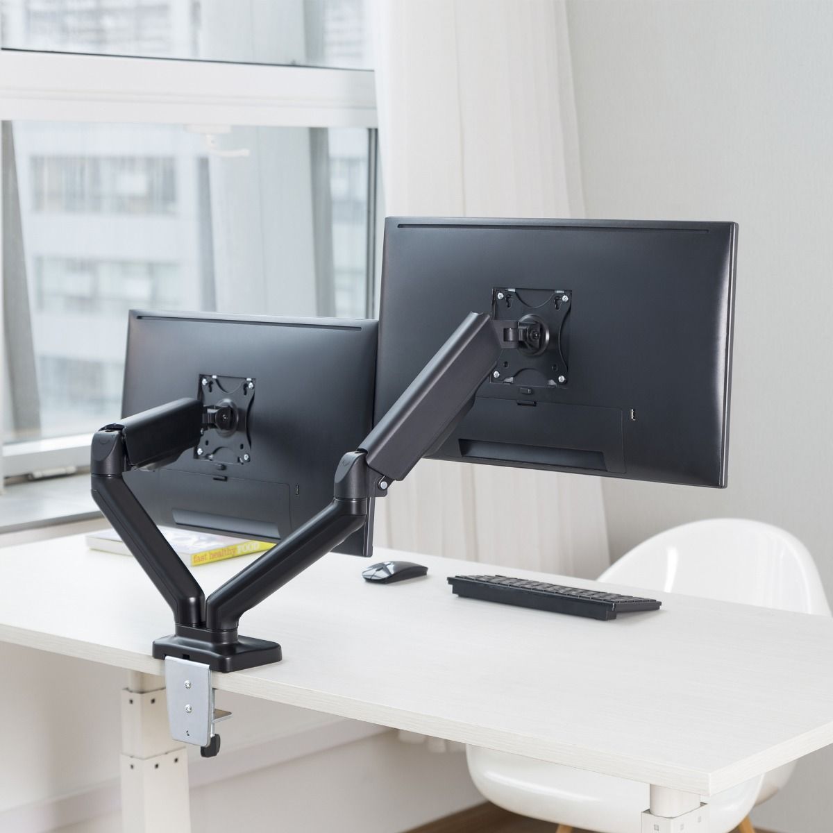 activiva ErgoLife Dual Monitor Screen Steel Gas Spring Monitor Arm