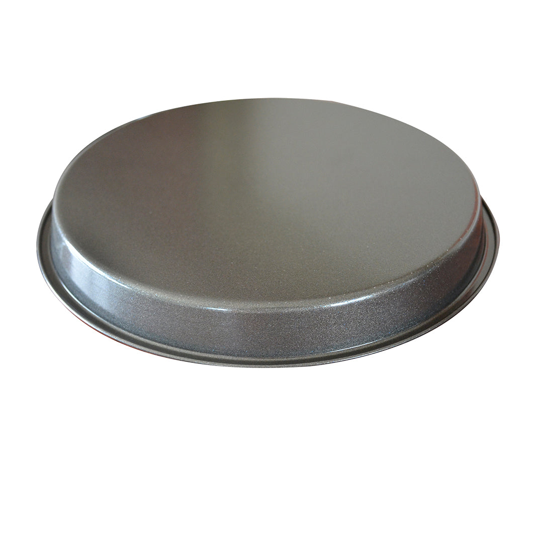 SOGA 6X 9-inch Round Black Steel Non-stick Pizza Tray Oven Baking Plate Pan