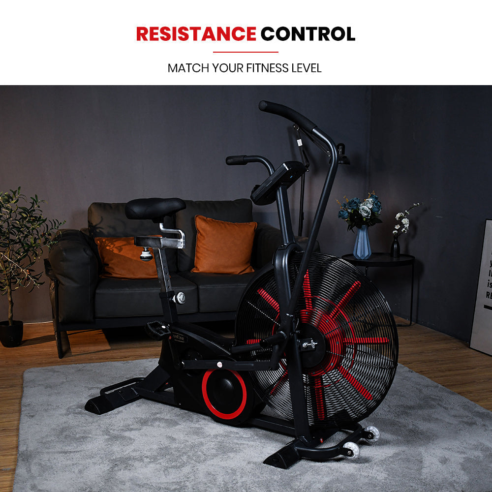 Sardine Sport Spin AirBike, Exercise Bike, Indoor Fan Bike