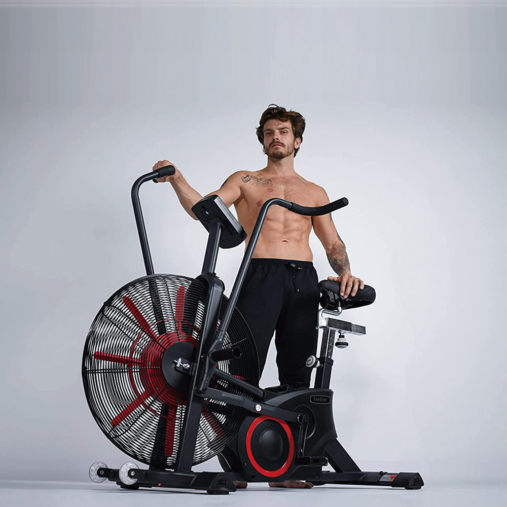 Sardine Sport Spin AirBike, Exercise Bike, Indoor Fan Bike