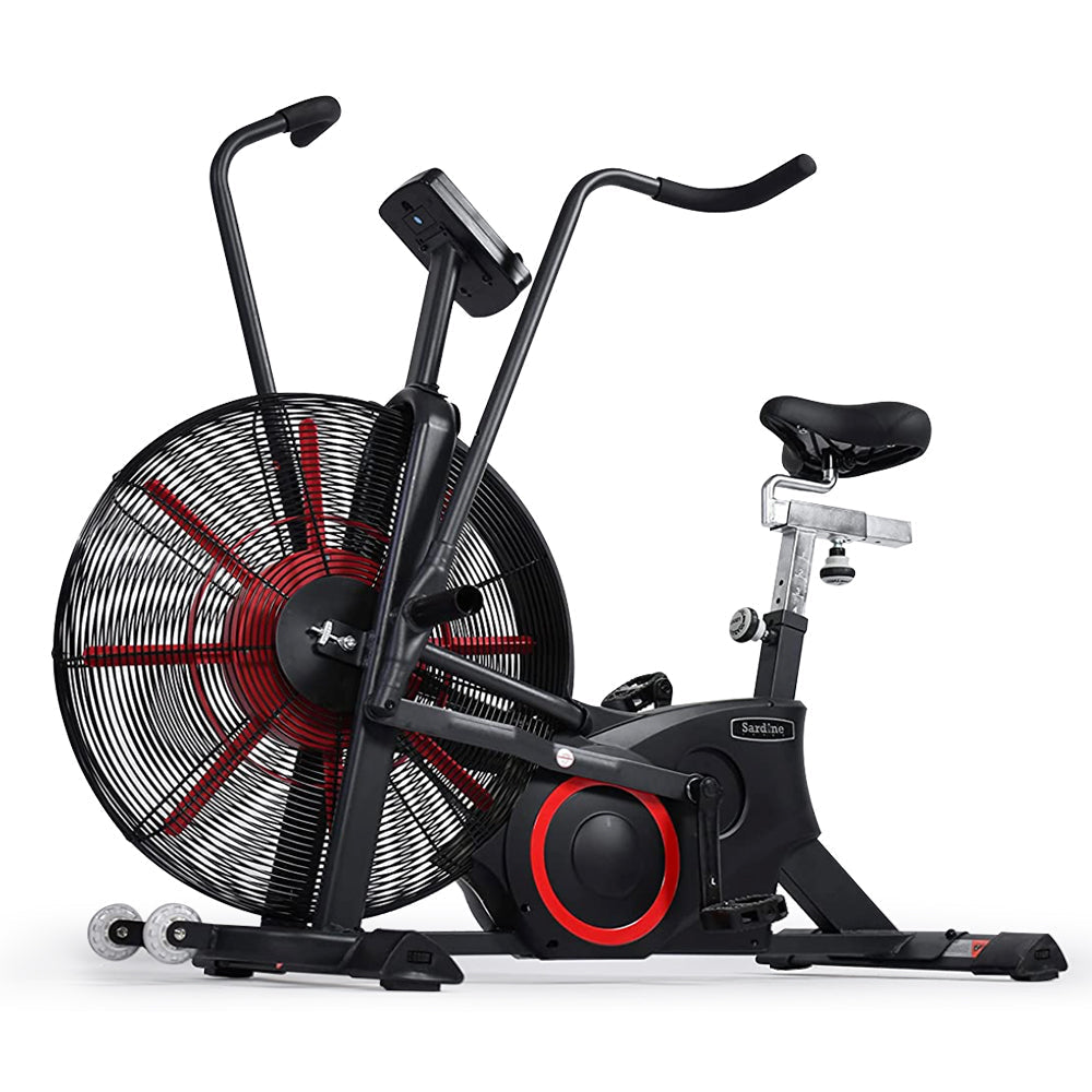 Sardine Sport Spin AirBike, Exercise Bike, Indoor Fan Bike