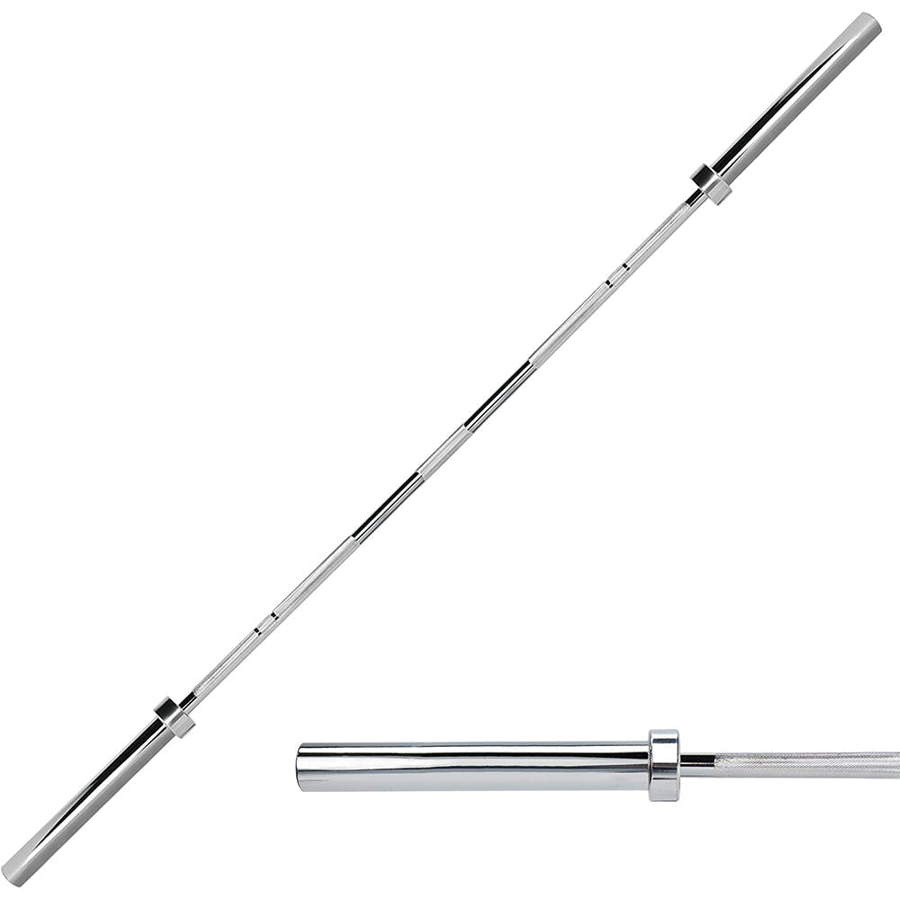 Sardine Sport Olympic Weightlifting Barbell, 220cm Long, 15kg Stainless Steel, Home Gym Strength Training, Bench Press&Squat