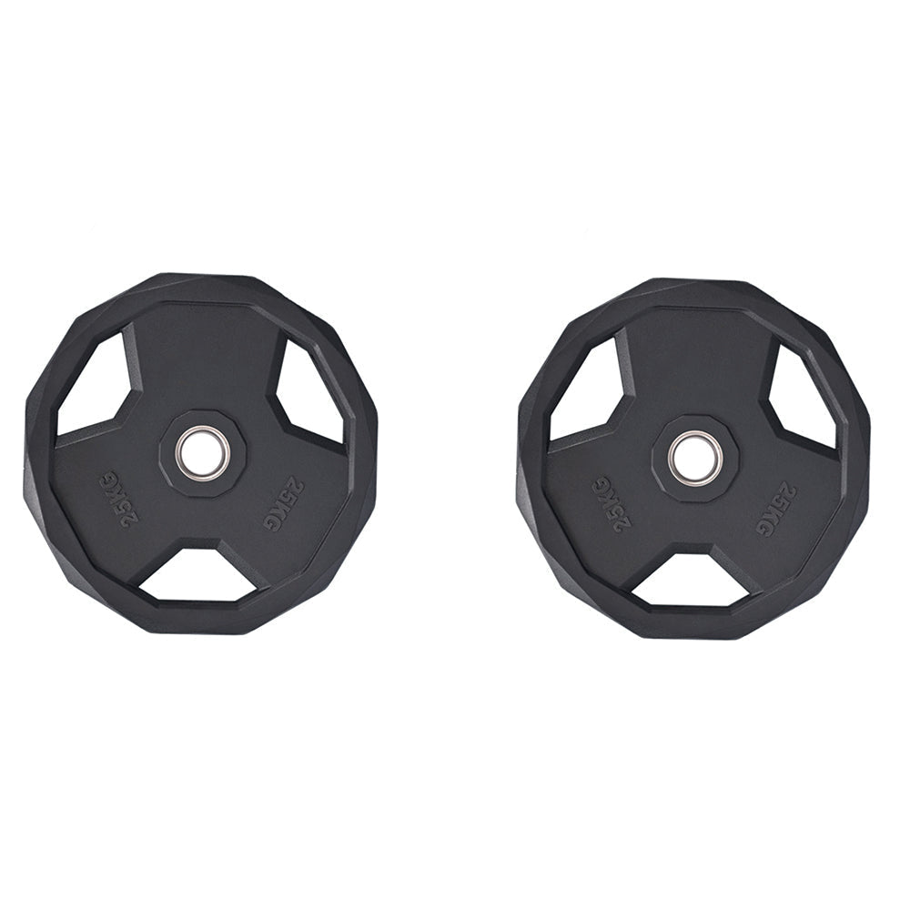 Sardine Sport Cast Iron 50mm Olympic Grip Plate for Strength Training, Muscle Toning, Weight Loss & Crossfit - Multiple Choices Available 25kg set