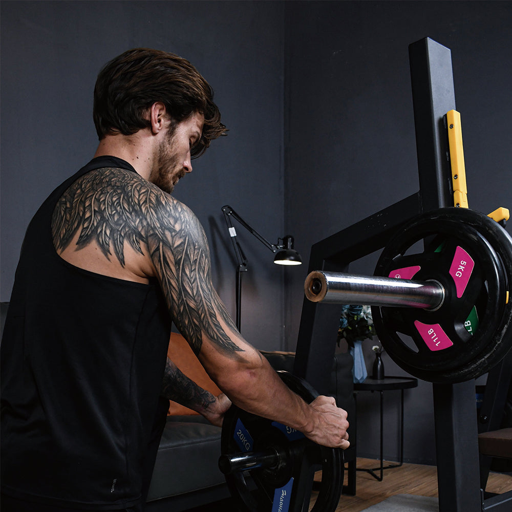 Sardine Sport Olympic Flat Weight Bench Press, Multifunctional Strength Training&Home Gym System
