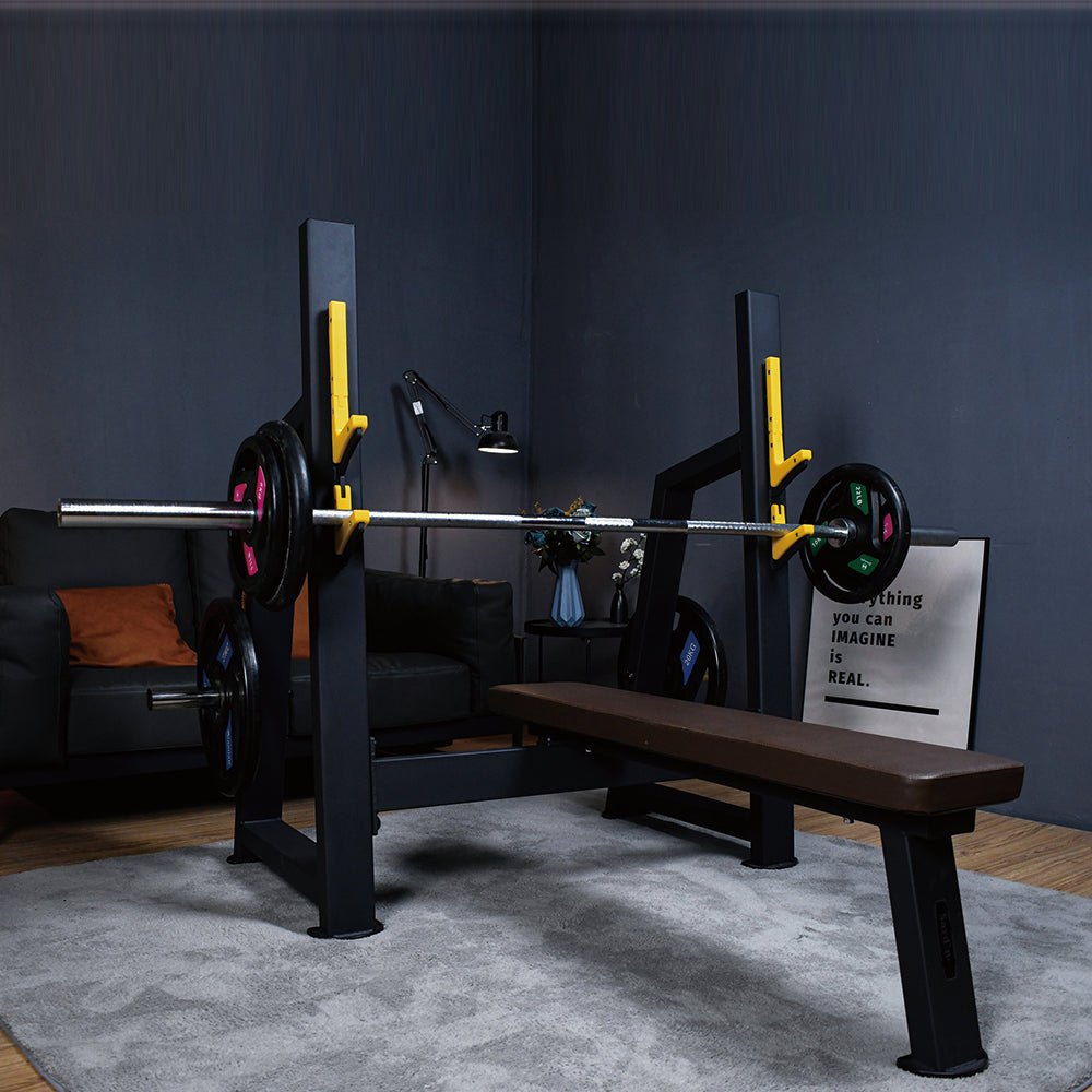 Sardine Sport Olympic Flat Weight Bench Press, Multifunctional Strength Training&Home Gym System