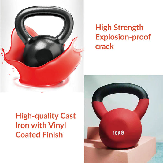 Sardine Sport Kettlebells Red/Black (6kg, 8kg, 10kg&12kg ) Black