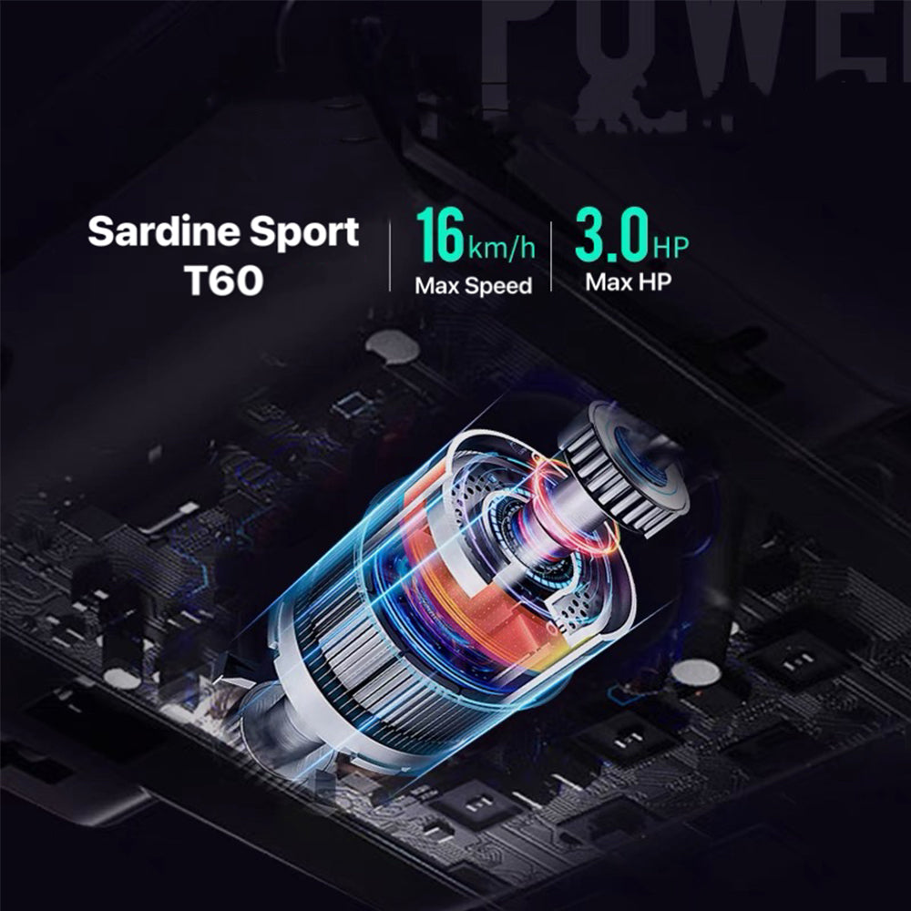 Sardine Sport T60 Pro Luxury Foldable Treadmill Android Home Gym Cardio Running Machine