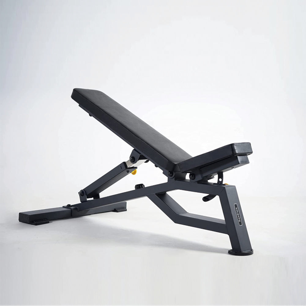 Sardine Sport Heavy Duty Bench Foldable Adjustable Commercial Grade Capacity 450kg(Black)