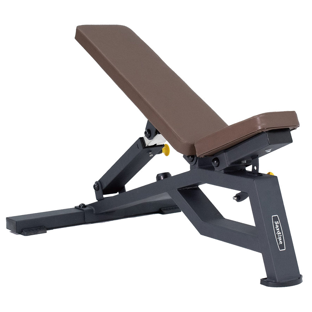 Sardine Sport Heavy Duty Bench Foldable Adjustable Commercial Grade Capacity 450kg(Black)