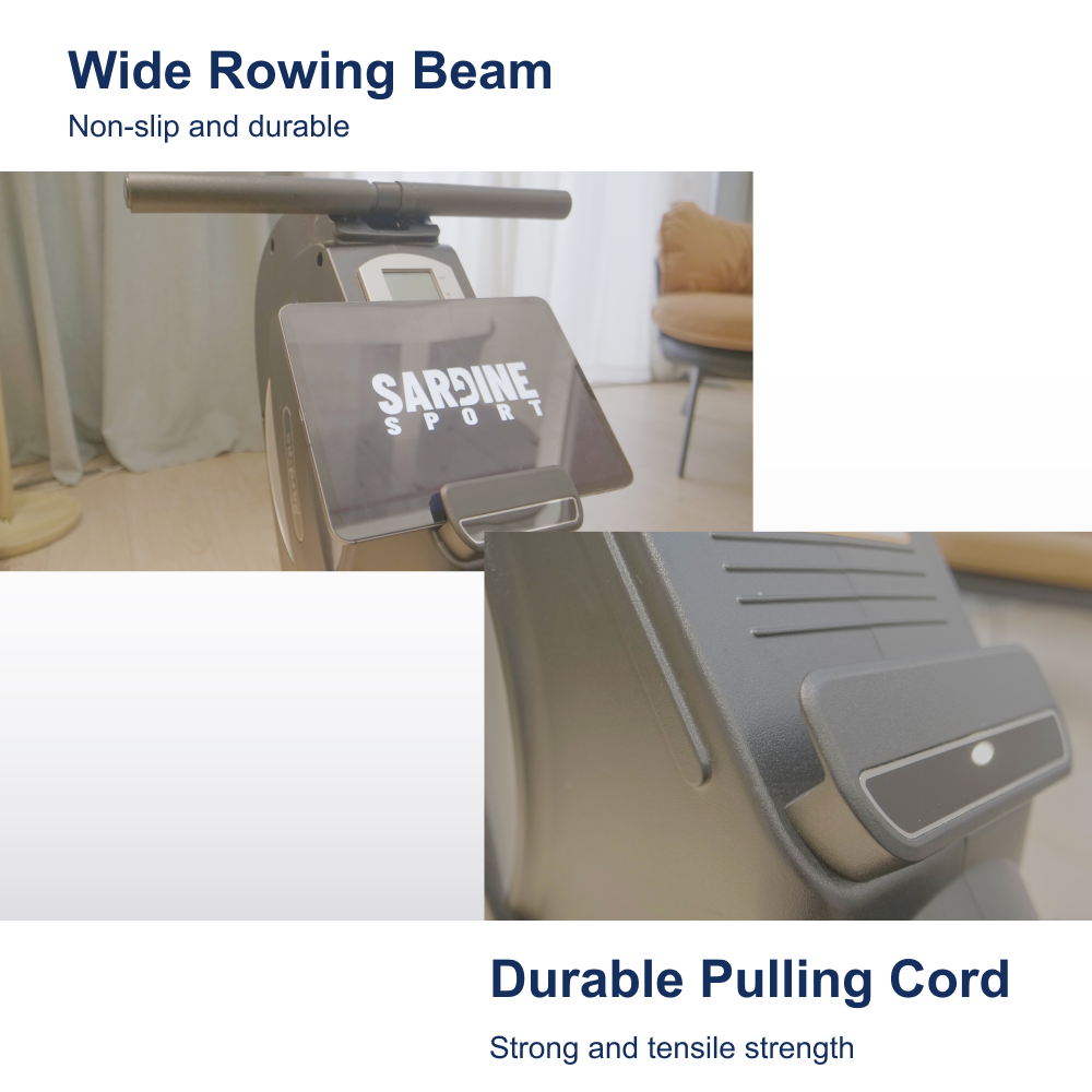 Sardine Sport Magnetic Rowing Machine Exercise Fitness Home Gym Cardio
