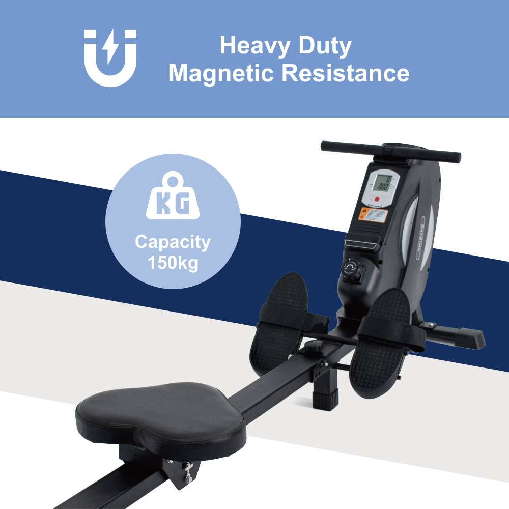 Sardine Sport Magnetic Rowing Machine Exercise Fitness Home Gym Cardio