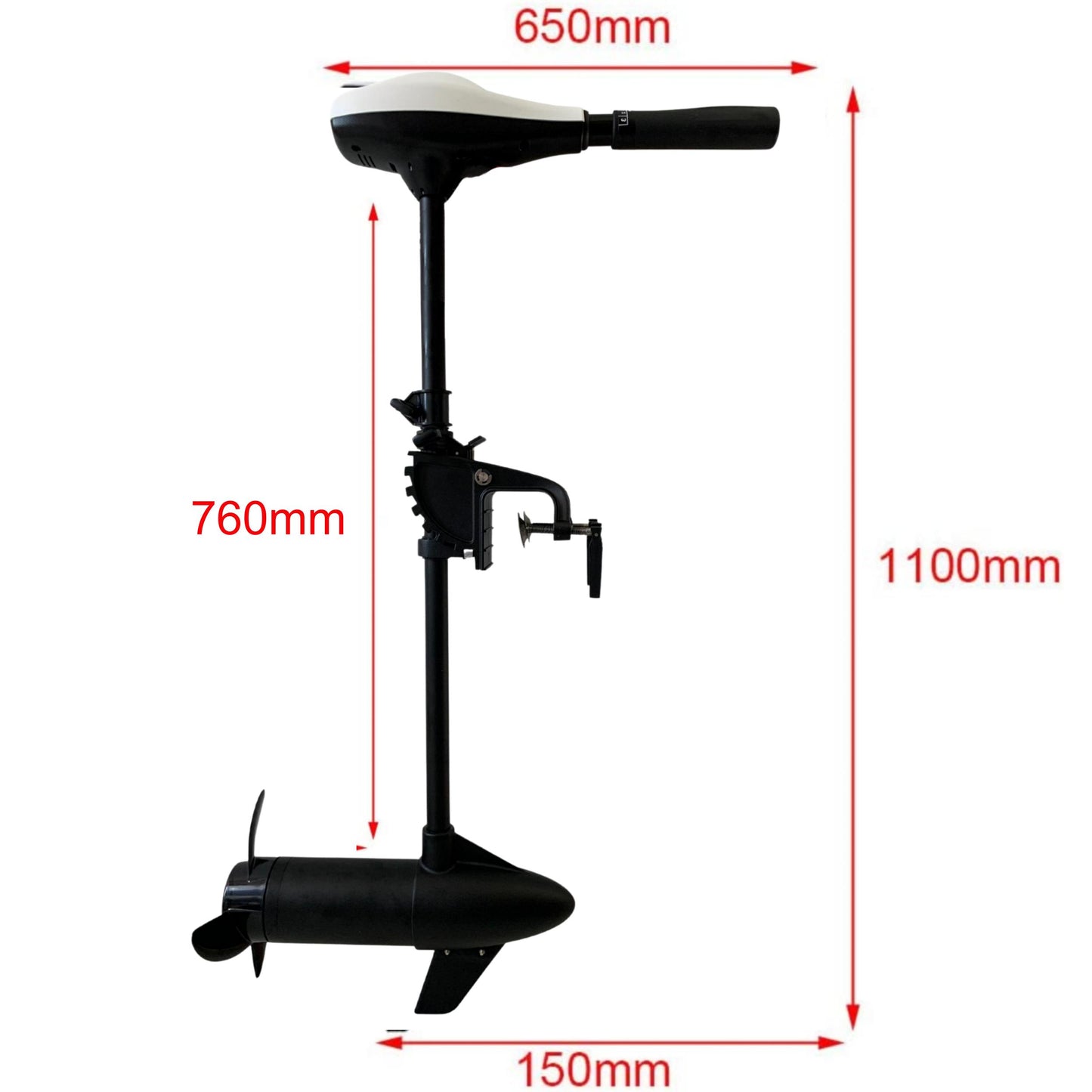 Electric Trolling Motor 12V 66LBS Thrust Saltwater Outboard Motor