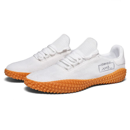 Men's Sneakers Barefoot Lightweight Shoes(White Size US11=US45 )