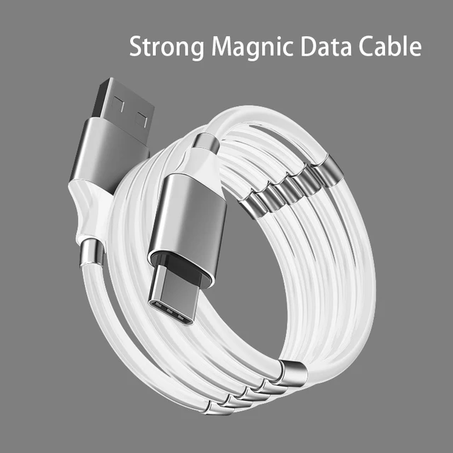 BDI MCB02 Magic Rope Magnetic USB to Type C Fast Charging Data Cable 1M