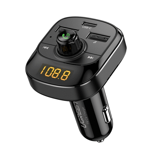 Ugreen 70717 Car Bluetooth 5.0 FM Transmitter