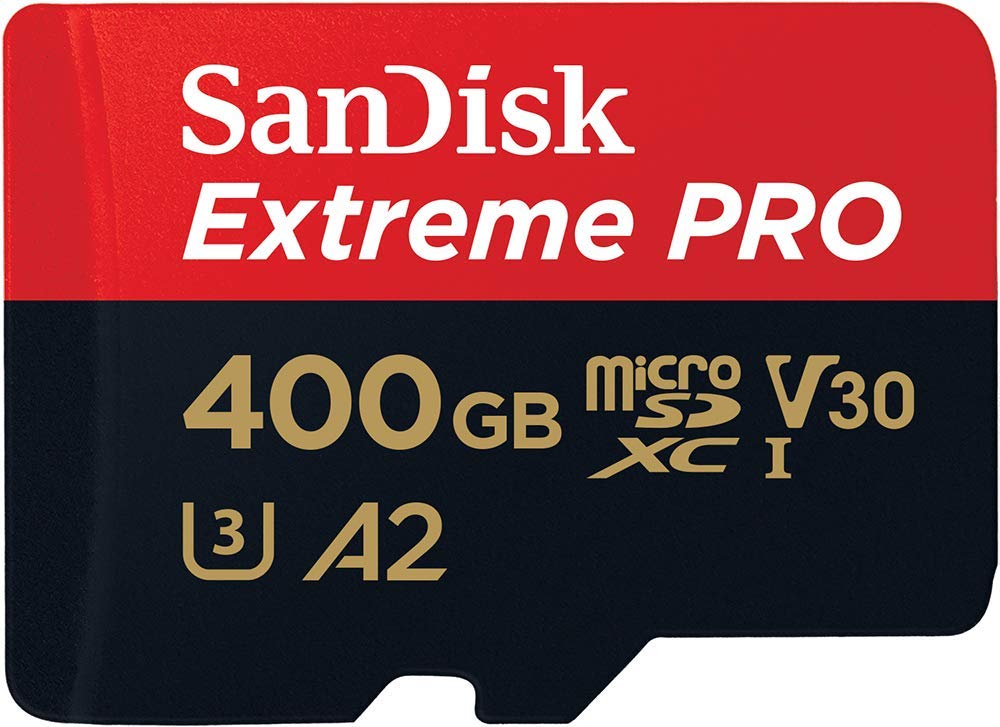 SANDISK  SDSQXCZ-400G-GN6MA TF Extreme PRO A2 V30 UHS-I/U3 170R/90W WITH SD ADAPTER