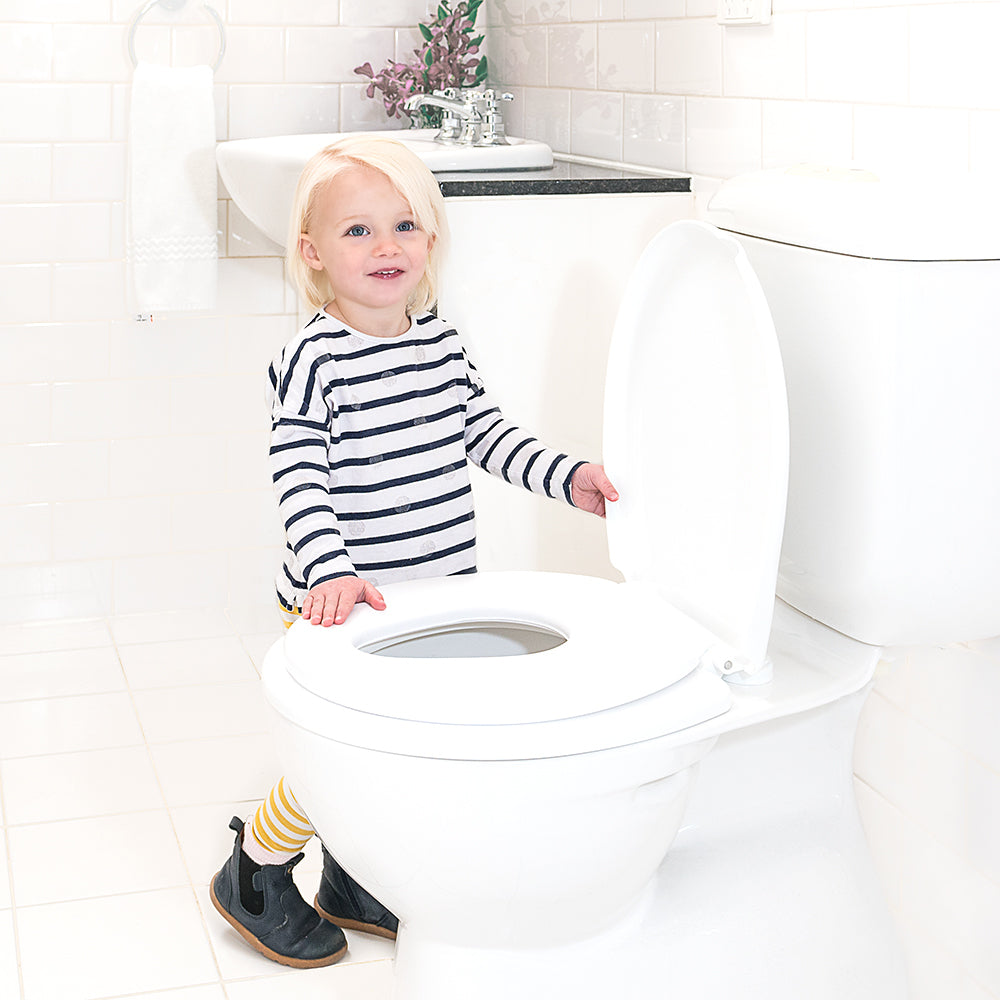 2-IN-1 Toilet Trainer - White