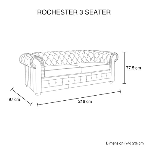 3 Seater Genuine Leather Upholstery Deep Quilting Pocket Spring Button Studding Sofa Lounge Set for Living Room Couch In Burgandy Colour