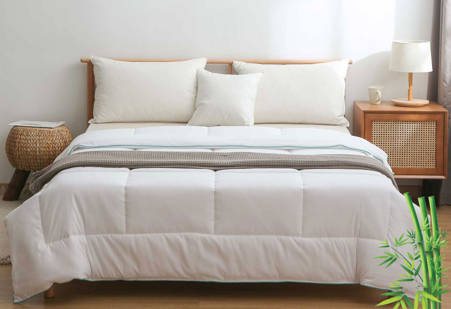 Luxton King Size Bamboo Soft All Seasons Quilt