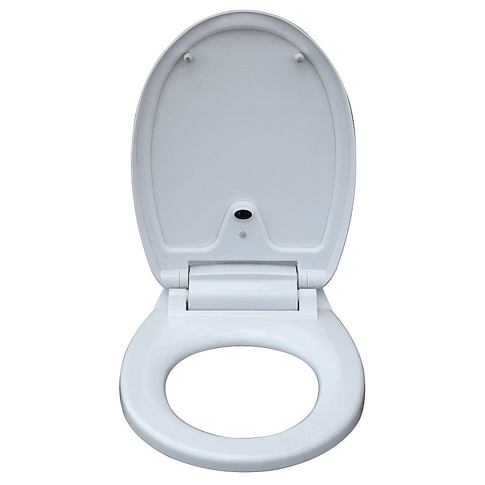 Automatic Toilet Seat Sensor Operated White & Round