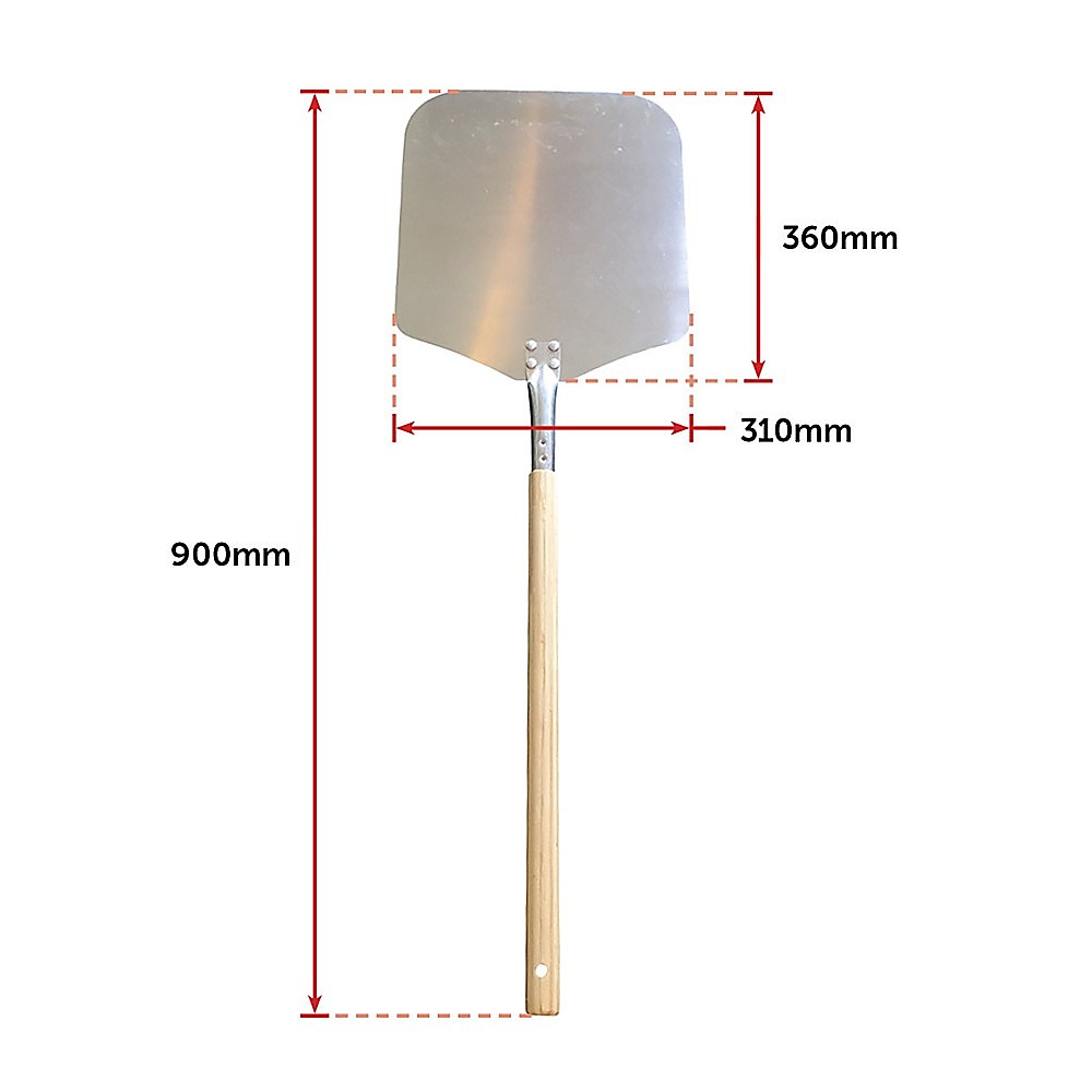 Proffesional Pizza Oven Peel Paddle 90cm Wood Handle