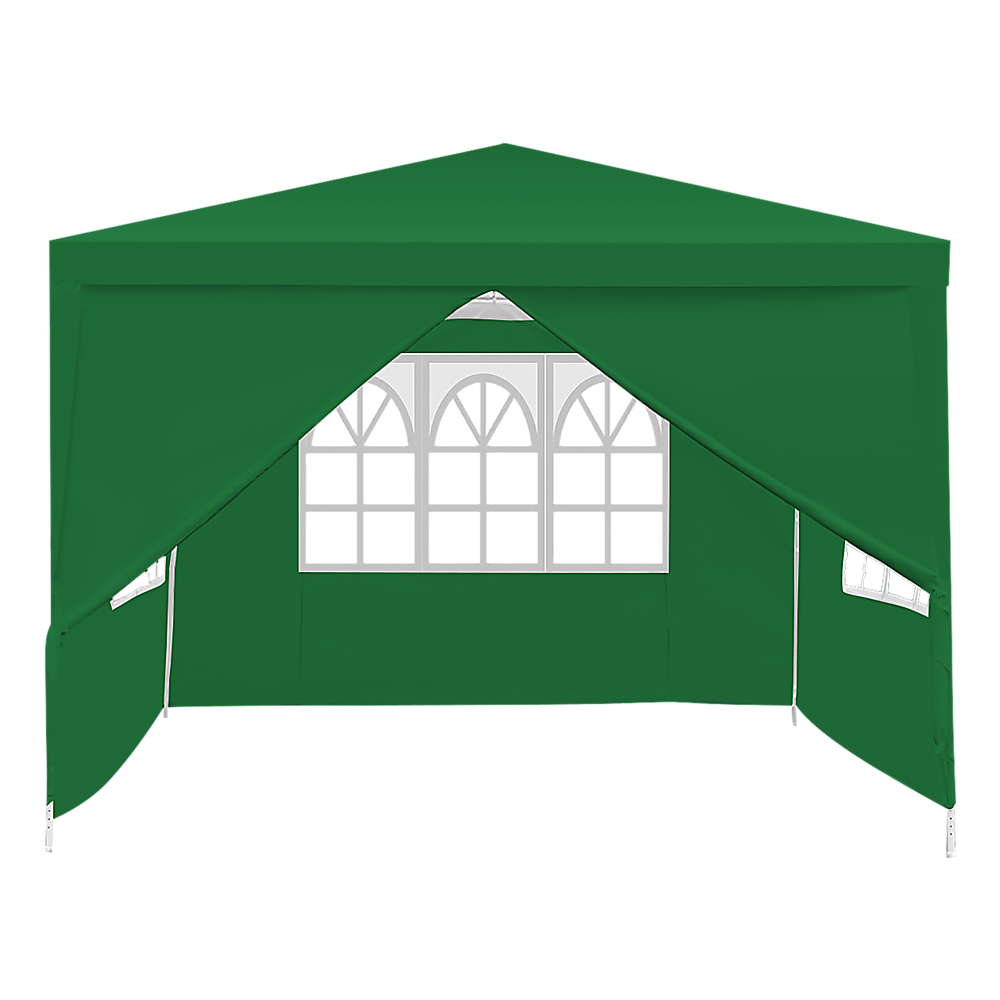 3x3m Gazebo Outdoor Marquee Tent Canopy Green