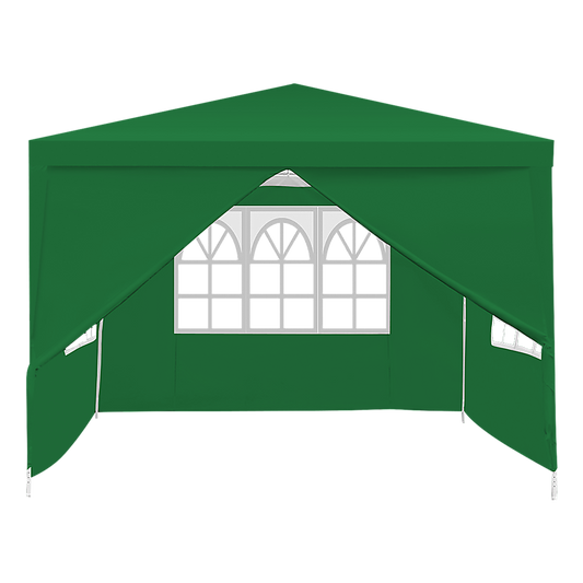 3x3m Gazebo Outdoor Marquee Tent Canopy Green