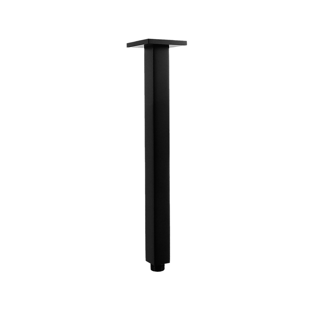 Shower Head Arm Wall Connector Electroplated Matte Black Finish