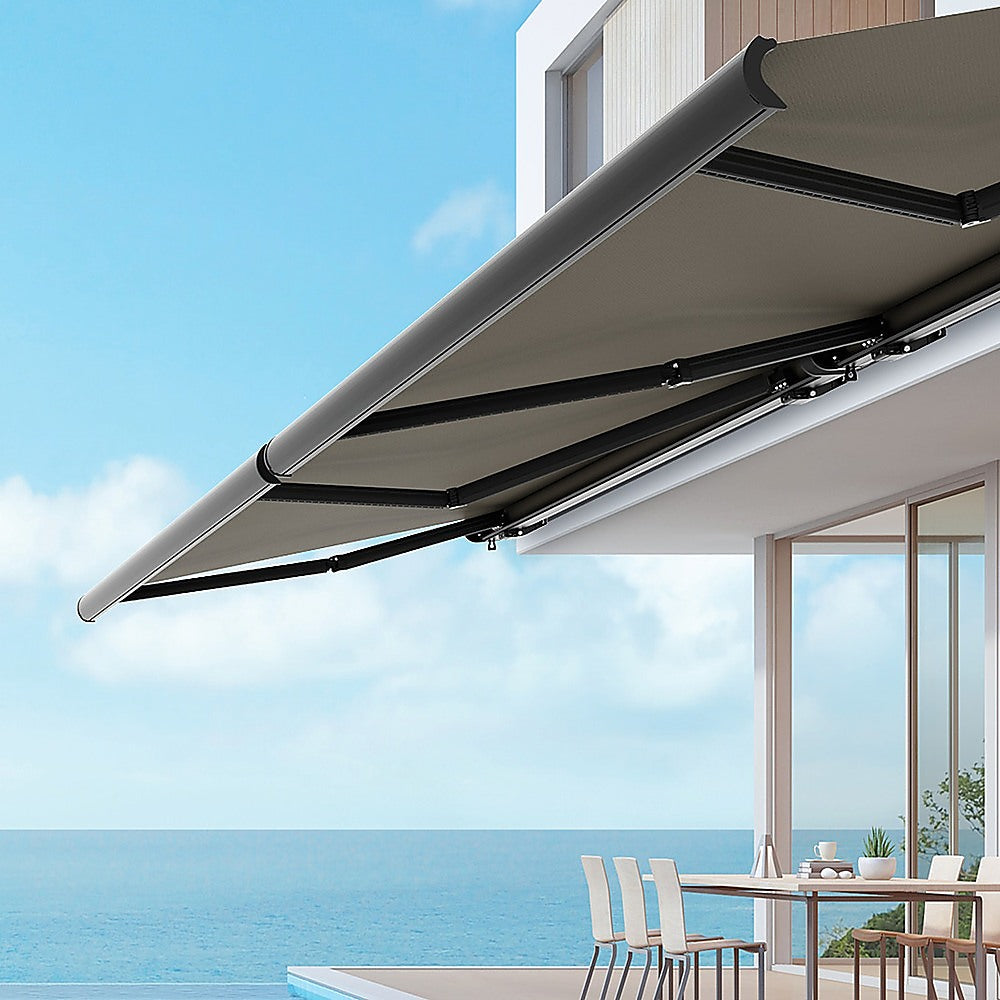 Heavy Duty Full Cassette Motorised Awning - 4.0m x 3.0m