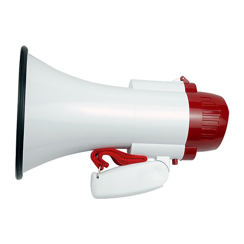 Audio Megaphone 25 Watt Bull Horn with Siren