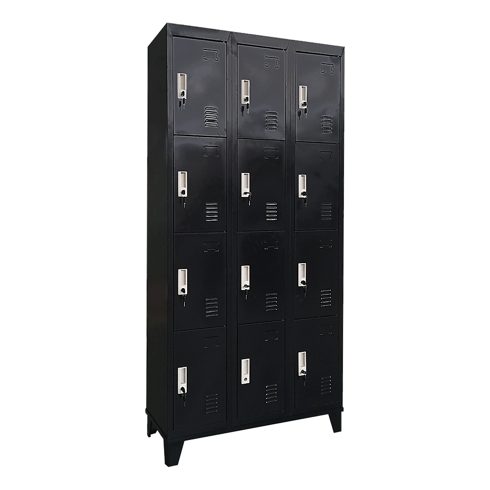 12 Door Locker - Office/Gym - Black