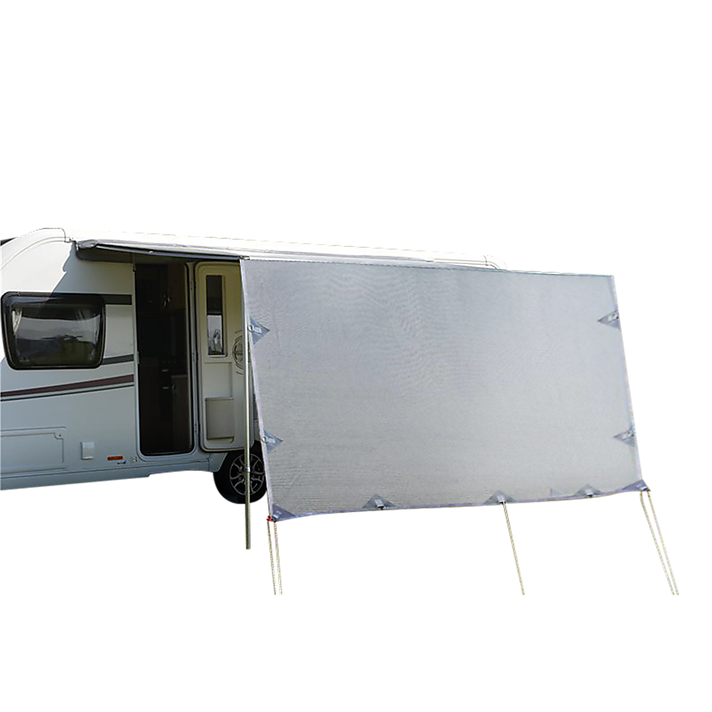 Pop Top Caravan Privacy Screen Sun Shade End Wall Roll Out Awning Side Extension