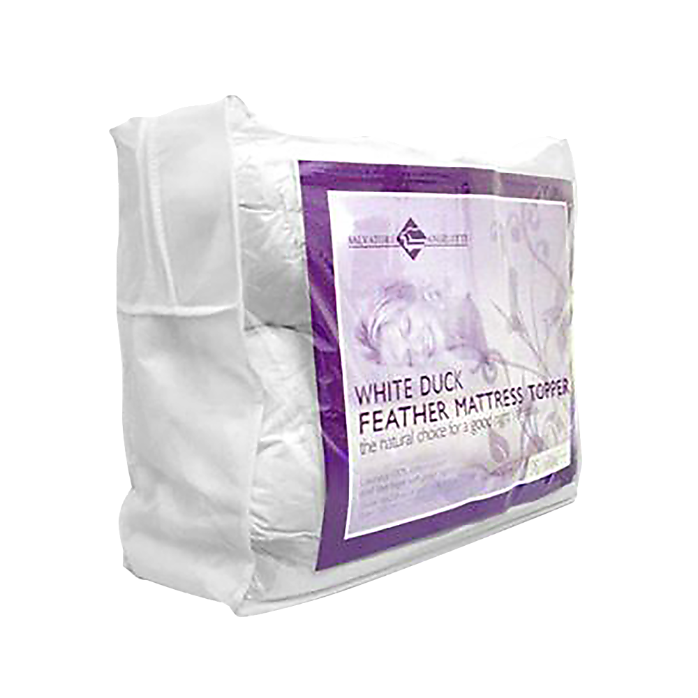 King Single Mattress Topper - 100% Duck Feather