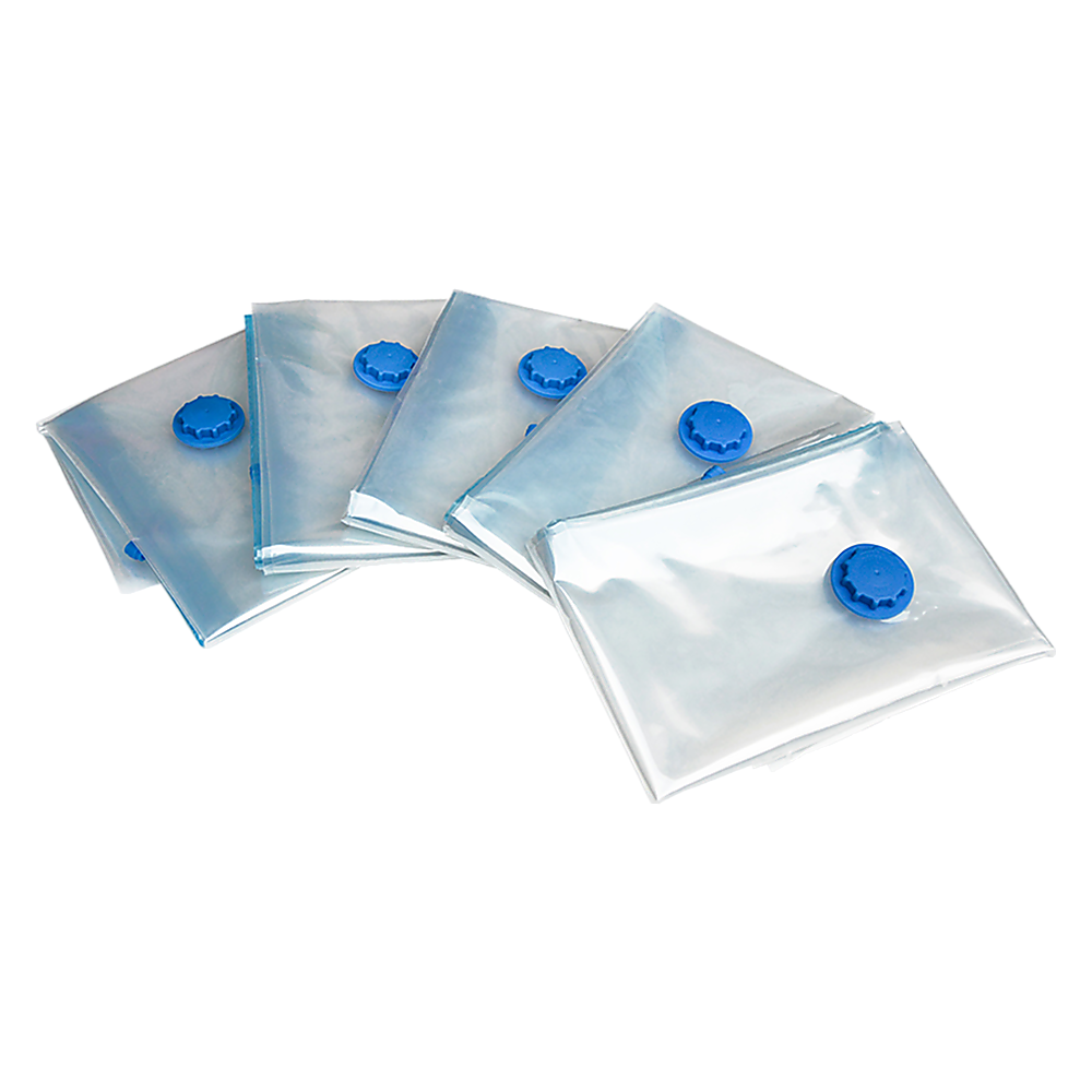 Vacuum Bags Clothes Sealed Clothing Bag Travel Compact Storage Space Saver x 12