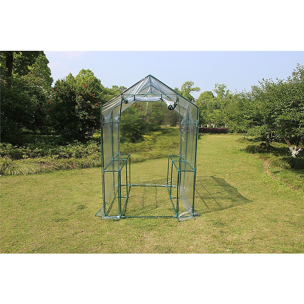 Walk In Greenhouse Tunnel Plant Garden Storage Sheds Green House